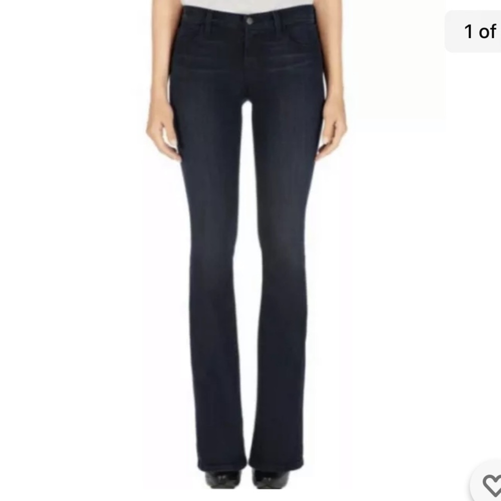 J Brand size 27 BROOKE mid rise bootcut dark wash jeans